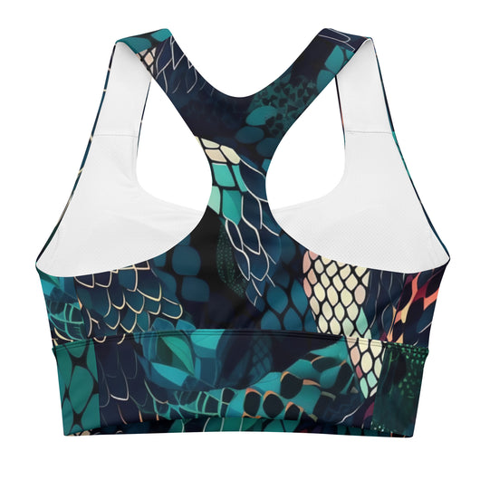 [Wild Side] Slick n Scale Longline sports bra Sports Bra The Hyper Culture