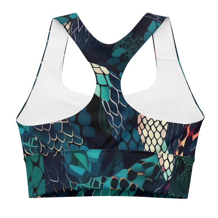 [Wild Side] Slick n Scale Longline sports bra Sports Bra The Hyper Culture