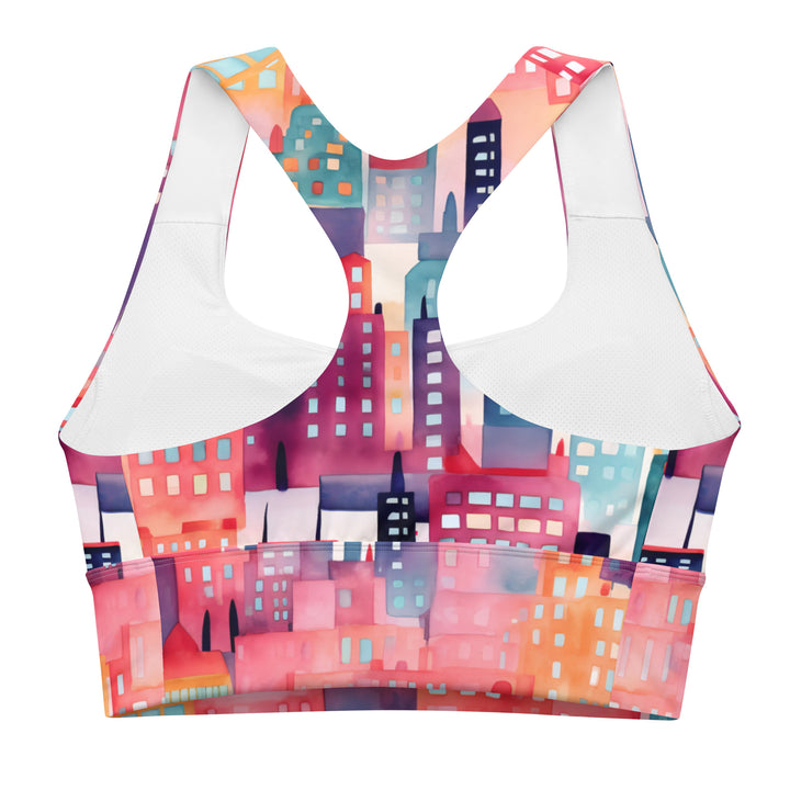 [Odyssey Chic] Talkin Cities Longline Sports Bra Sports Bra The Hyper Culture