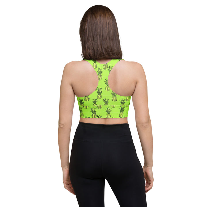 [Fruitilicious] Greenanas Longline Sports Bra Sports Bra The Hyper Culture