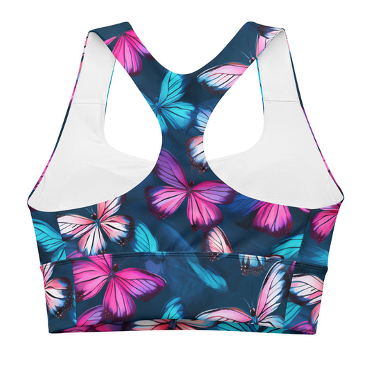 [Wild Side] Butterfly Effect Longline Sports Bra Sports Bra The Hyper Culture