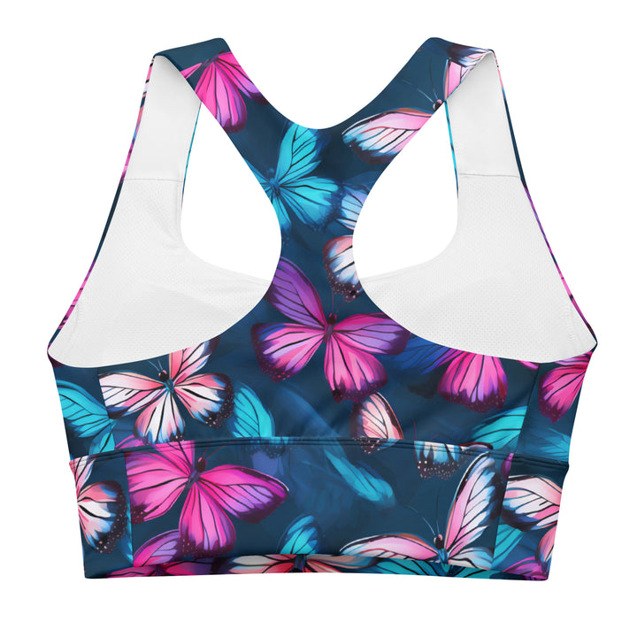 [Wild Side] Butterfly Effect Longline Sports Bra Sports Bra The Hyper Culture