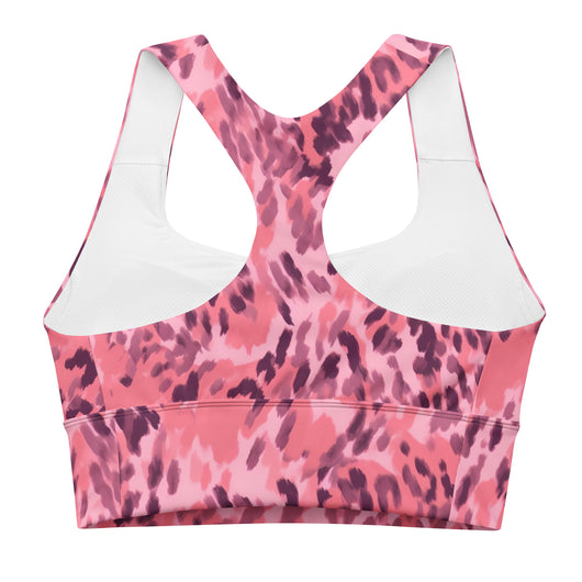 [Wild Side] Pinkie Spots Longline Sports Bra Sports Bra The Hyper Culture