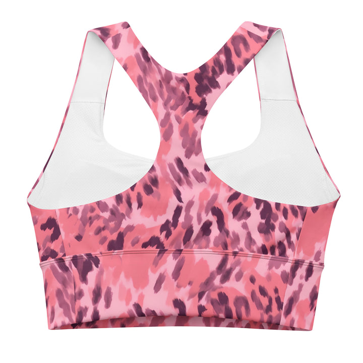 [Wild Side] Pinkie Spots Longline Sports Bra Sports Bra The Hyper Culture