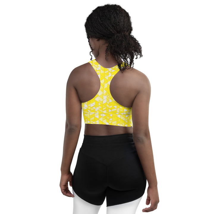 [GeoModa] Yelo Prism Longline Sports Bra Sports Bra The Hyper Culture