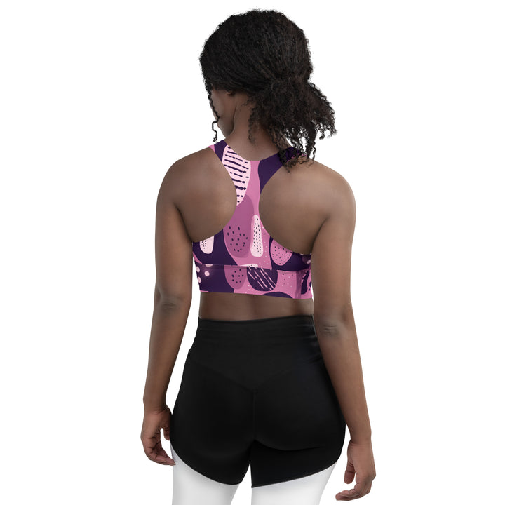 [GeoModa] Flintstones Jazz Longline Sports Bra Sports Bra The Hyper Culture