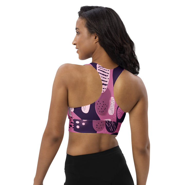 [GeoModa] Flintstones Jazz Longline Sports Bra Sports Bra The Hyper Culture