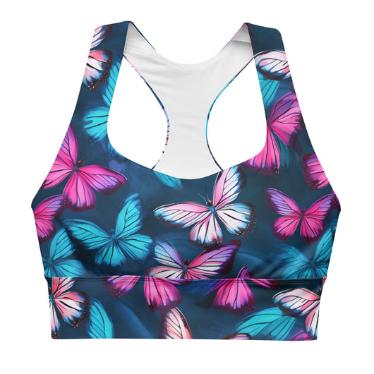 [Wild Side] Butterfly Effect Longline Sports Bra Sports Bra The Hyper Culture