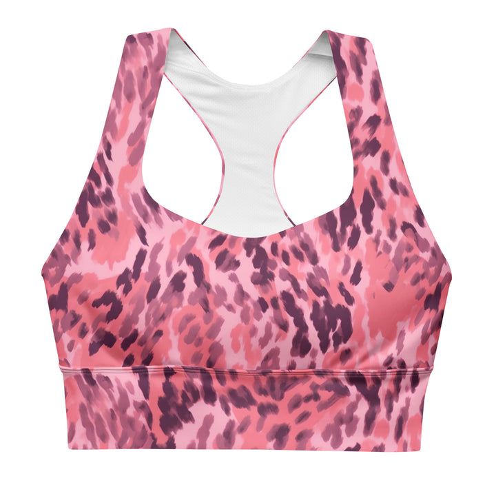 [Wild Side] Pinkie Spots Longline Sports Bra Sports Bra The Hyper Culture