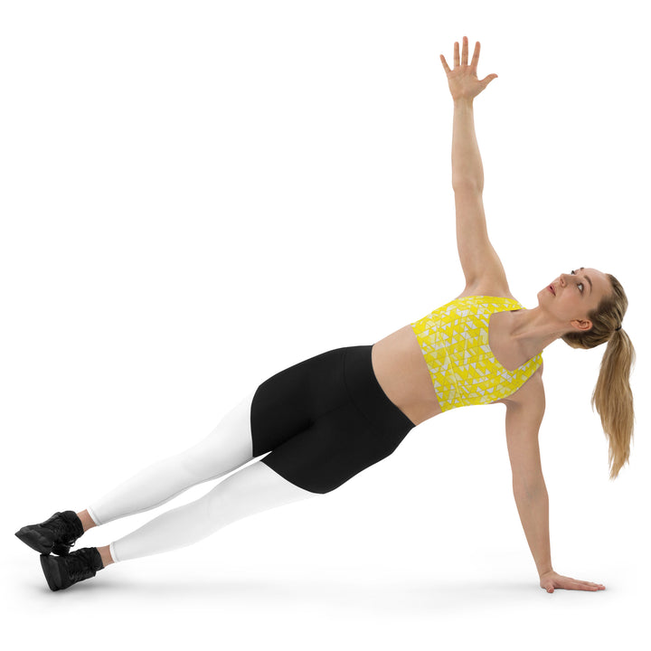 [GeoModa] Yelo Prism Longline Sports Bra Sports Bra The Hyper Culture