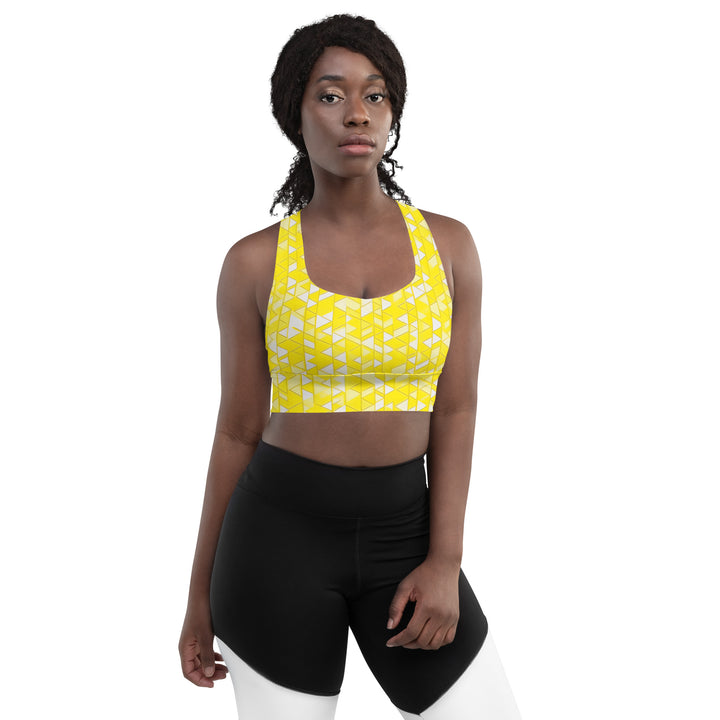 [GeoModa] Yelo Prism Longline Sports Bra Sports Bra The Hyper Culture