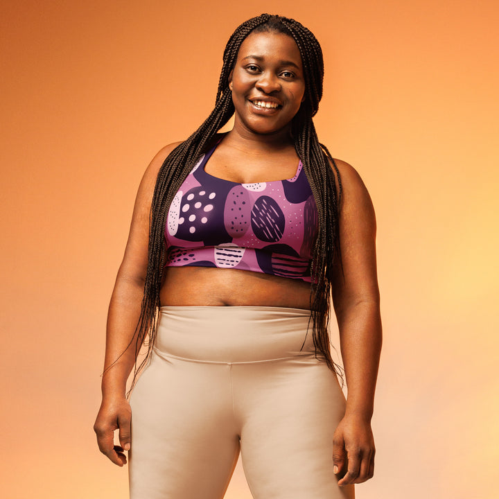 [GeoModa] Flintstones Jazz Longline Sports Bra Sports Bra The Hyper Culture