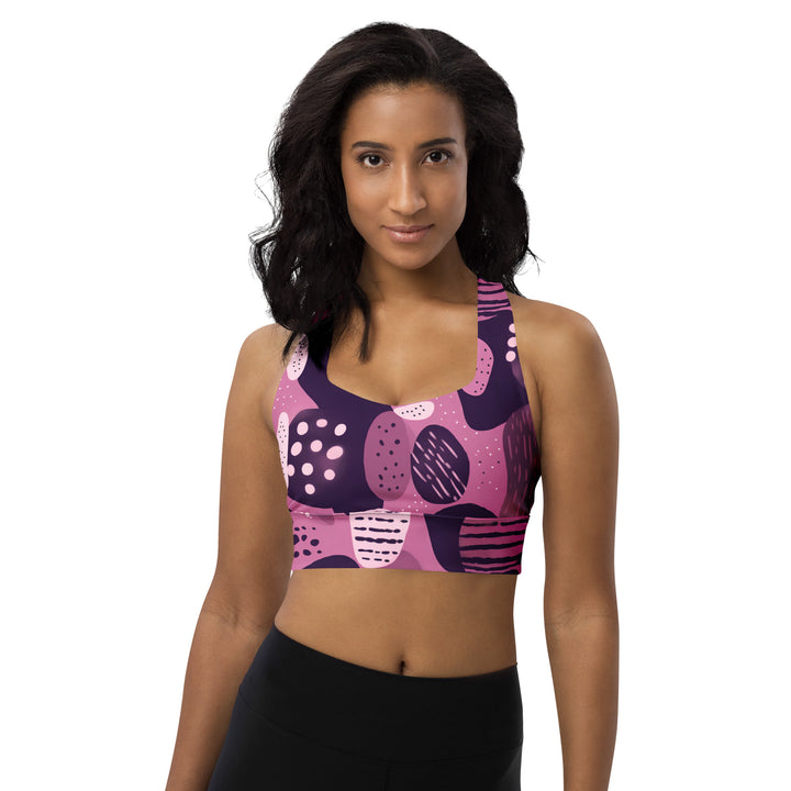 [GeoModa] Flintstones Jazz Longline Sports Bra Sports Bra The Hyper Culture