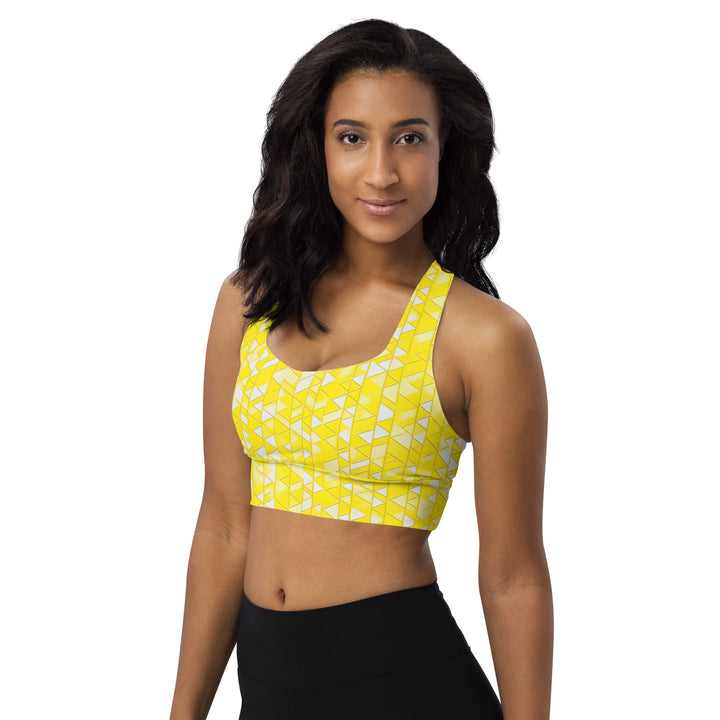 [GeoModa] Yelo Prism Longline Sports Bra Sports Bra The Hyper Culture
