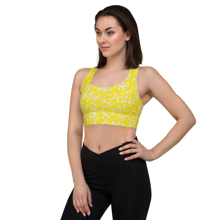 [GeoModa] Yelo Prism Longline Sports Bra Sports Bra The Hyper Culture
