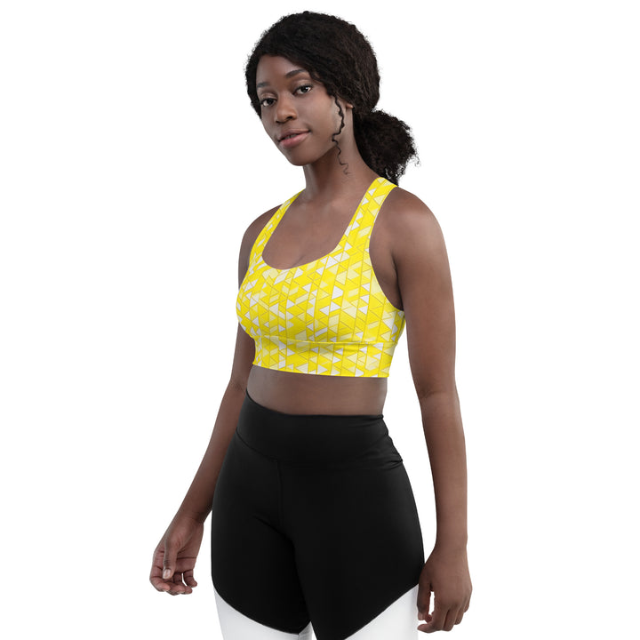 [GeoModa] Yelo Prism Longline Sports Bra Sports Bra The Hyper Culture