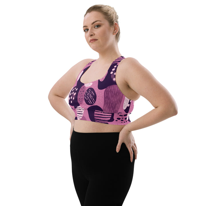[GeoModa] Flintstones Jazz Longline Sports Bra Sports Bra The Hyper Culture