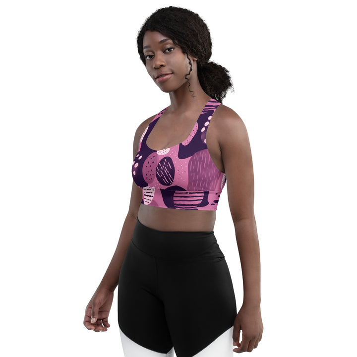[GeoModa] Flintstones Jazz Longline Sports Bra Sports Bra The Hyper Culture