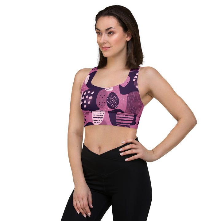 [GeoModa] Flintstones Jazz Longline Sports Bra Sports Bra The Hyper Culture