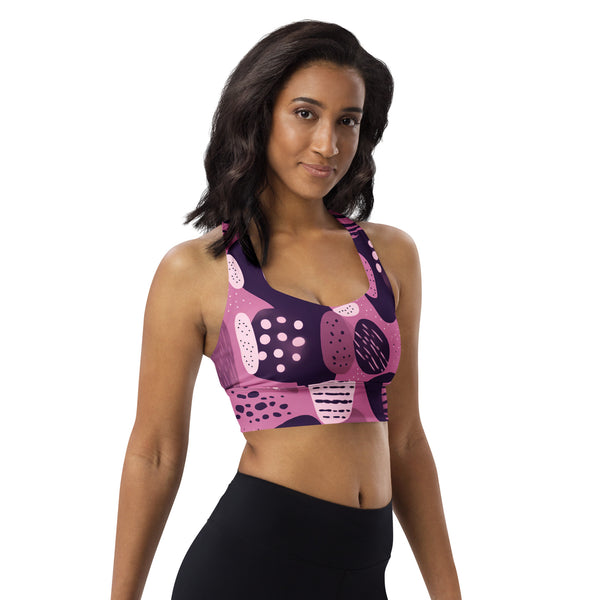[GeoModa] Flintstones Jazz Longline Sports Bra Sports Bra The Hyper Culture