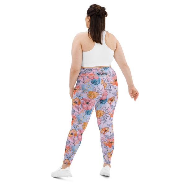 [Floral Bloom] Spring Serenade Plus Size Leggings