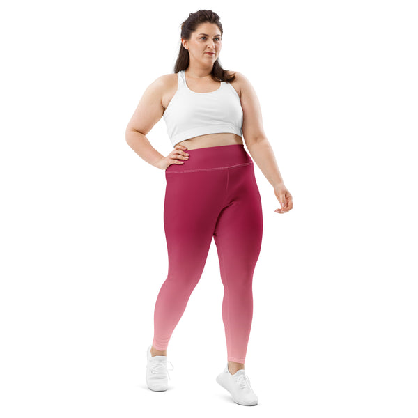 [THC Basics] Peachy Crimson Plus Size Leggings