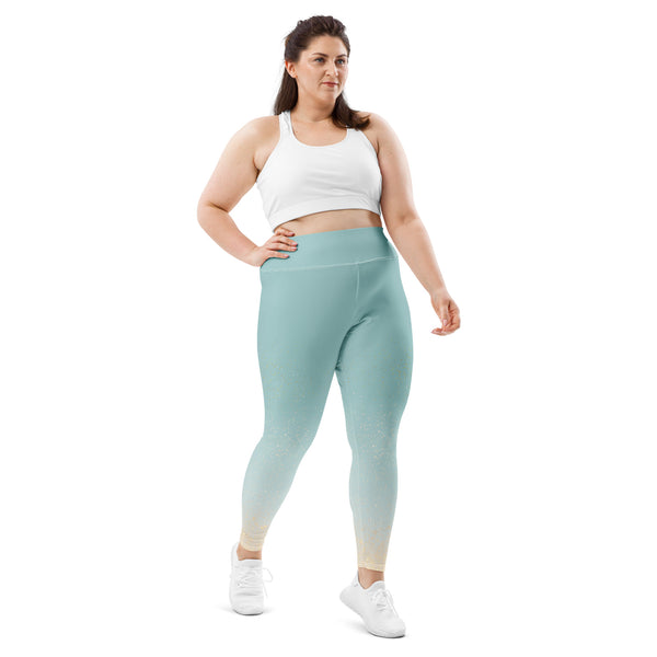 [THC Basics] Shimmering Showers Plus Size Leggings