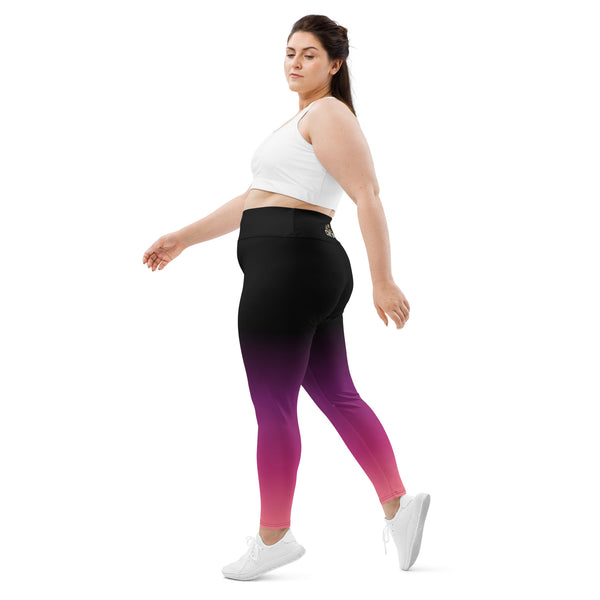 [THC Basics] Pink Eclipse Plus Size Leggings