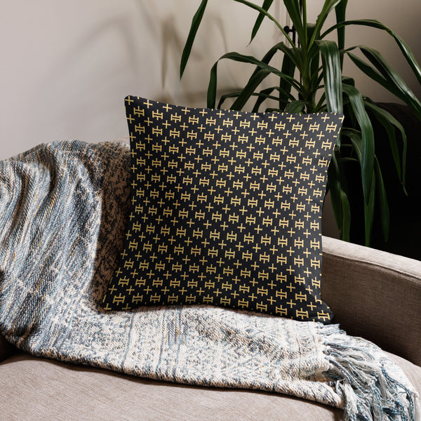 [GeoModa] Gold Route Premium Pillow Case