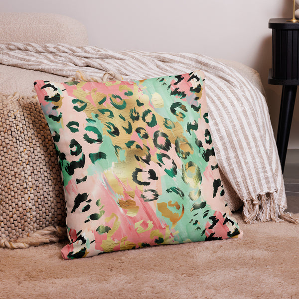 [Wild Side] Blush Safari Premium Pillow Case