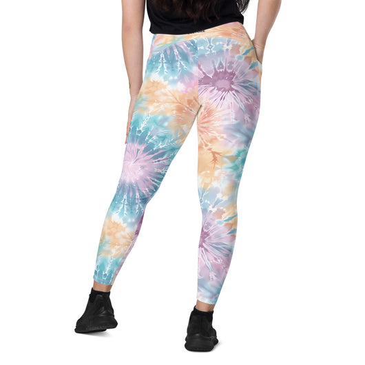 [Gypsy Soul] Sorbet Splash Crossover Leggings with Pockets - The Hyper Culture Leggings [Gypsy Soul] Sorbet Splash Crossover Leggings with Pockets - 2XS www.thehyperculture.com