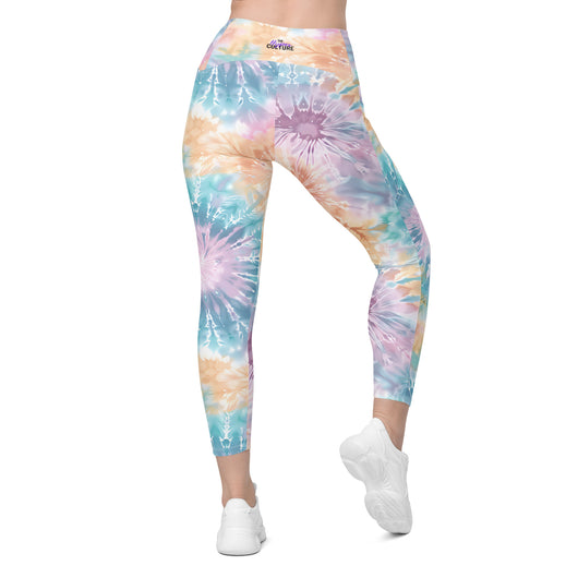 [Gypsy Soul] Sorbet Splash Crossover Leggings with Pockets - The Hyper Culture Leggings [Gypsy Soul] Sorbet Splash Crossover Leggings with Pockets - 2XS www.thehyperculture.com