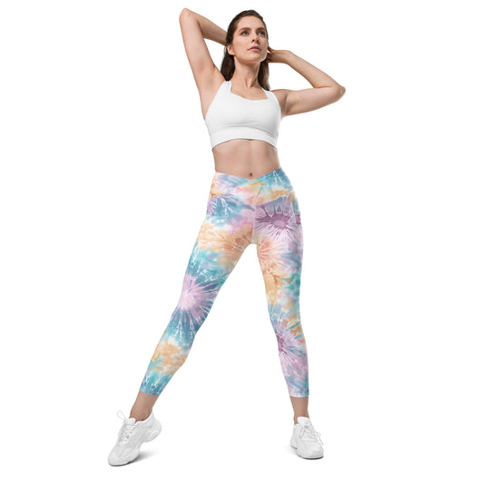 [Gypsy Soul] Sorbet Splash Crossover Leggings with Pockets - The Hyper Culture Leggings [Gypsy Soul] Sorbet Splash Crossover Leggings with Pockets - 2XS www.thehyperculture.com