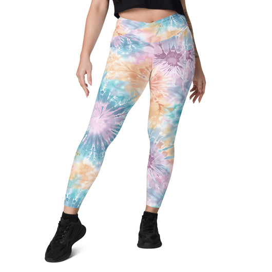 [Gypsy Soul] Sorbet Splash Crossover Leggings with Pockets - The Hyper Culture Leggings [Gypsy Soul] Sorbet Splash Crossover Leggings with Pockets - 2XS www.thehyperculture.com