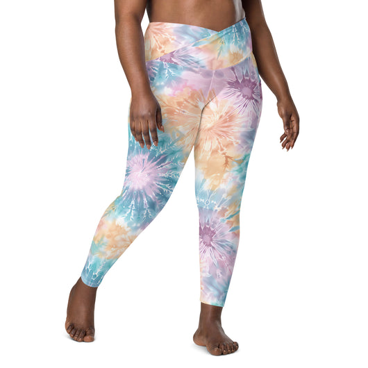 [Gypsy Soul] Sorbet Splash Crossover Leggings with Pockets - The Hyper Culture Leggings [Gypsy Soul] Sorbet Splash Crossover Leggings with Pockets - 2XS www.thehyperculture.com