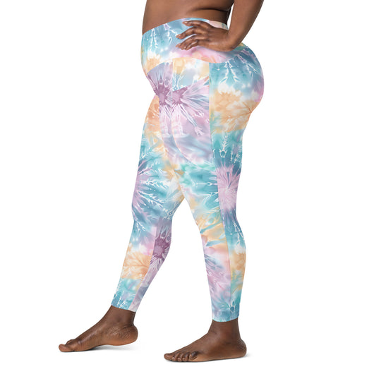 [Gypsy Soul] Sorbet Splash Crossover Leggings with Pockets - The Hyper Culture Leggings [Gypsy Soul] Sorbet Splash Crossover Leggings with Pockets - 2XS www.thehyperculture.com