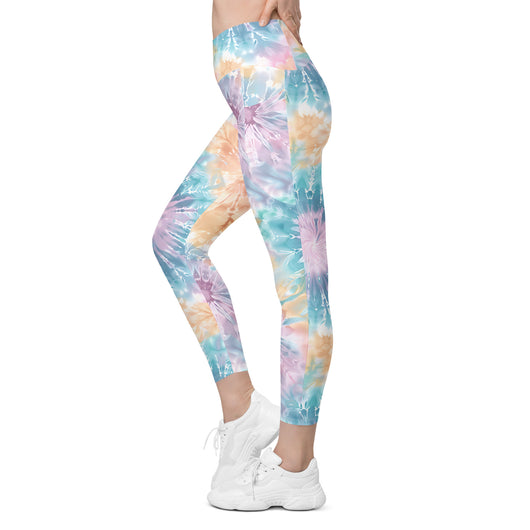 [Gypsy Soul] Sorbet Splash Crossover Leggings with Pockets - The Hyper Culture Leggings [Gypsy Soul] Sorbet Splash Crossover Leggings with Pockets - 2XS www.thehyperculture.com