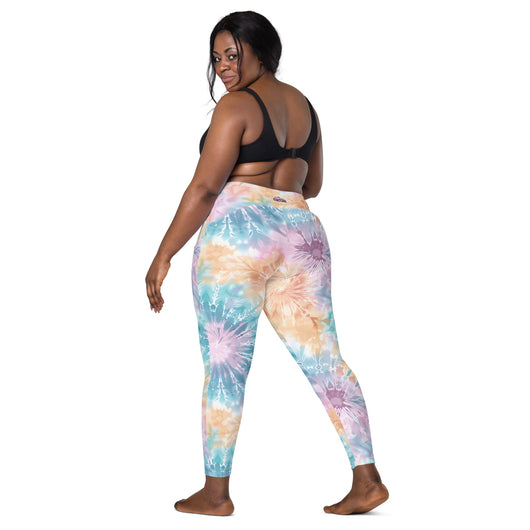 [Gypsy Soul] Sorbet Splash Crossover Leggings with Pockets - The Hyper Culture Leggings [Gypsy Soul] Sorbet Splash Crossover Leggings with Pockets - 2XS www.thehyperculture.com