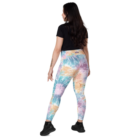 [Gypsy Soul] Sorbet Splash Crossover Leggings with Pockets - The Hyper Culture Leggings [Gypsy Soul] Sorbet Splash Crossover Leggings with Pockets - 2XS www.thehyperculture.com