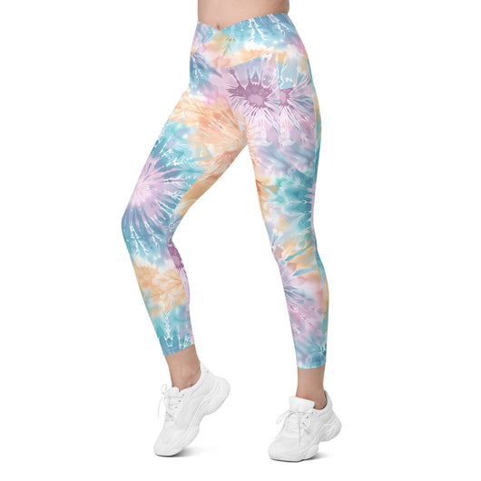 [Gypsy Soul] Sorbet Splash Crossover Leggings with Pockets - The Hyper Culture Leggings [Gypsy Soul] Sorbet Splash Crossover Leggings with Pockets - 2XS www.thehyperculture.com