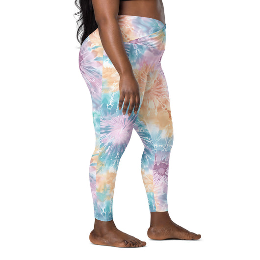 [Gypsy Soul] Sorbet Splash Crossover Leggings with Pockets - The Hyper Culture Leggings [Gypsy Soul] Sorbet Splash Crossover Leggings with Pockets - 2XS www.thehyperculture.com