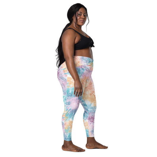 [Gypsy Soul] Sorbet Splash Crossover Leggings with Pockets - The Hyper Culture Leggings [Gypsy Soul] Sorbet Splash Crossover Leggings with Pockets - 2XS www.thehyperculture.com