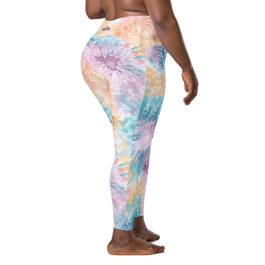 [Gypsy Soul] Sorbet Splash Crossover Leggings with Pockets - The Hyper Culture Leggings [Gypsy Soul] Sorbet Splash Crossover Leggings with Pockets - 2XS www.thehyperculture.com