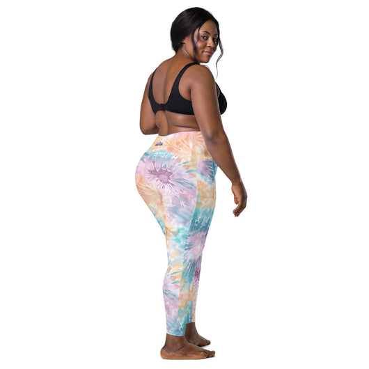 [Gypsy Soul] Sorbet Splash Crossover Leggings with Pockets - The Hyper Culture Leggings [Gypsy Soul] Sorbet Splash Crossover Leggings with Pockets - 2XS www.thehyperculture.com