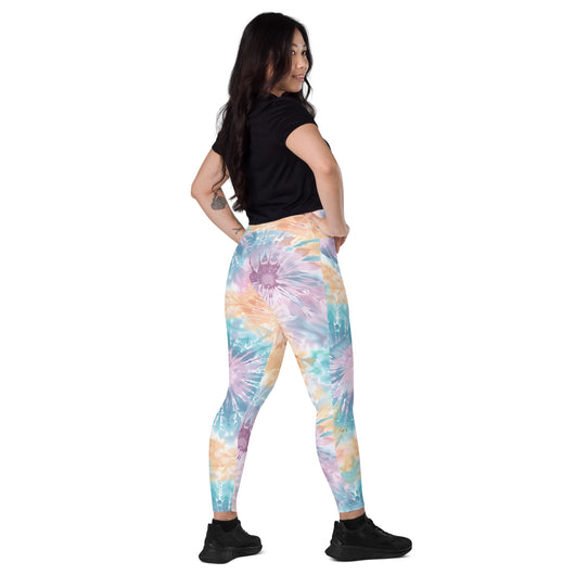 [Gypsy Soul] Sorbet Splash Crossover Leggings with Pockets - The Hyper Culture Leggings [Gypsy Soul] Sorbet Splash Crossover Leggings with Pockets - 2XS www.thehyperculture.com