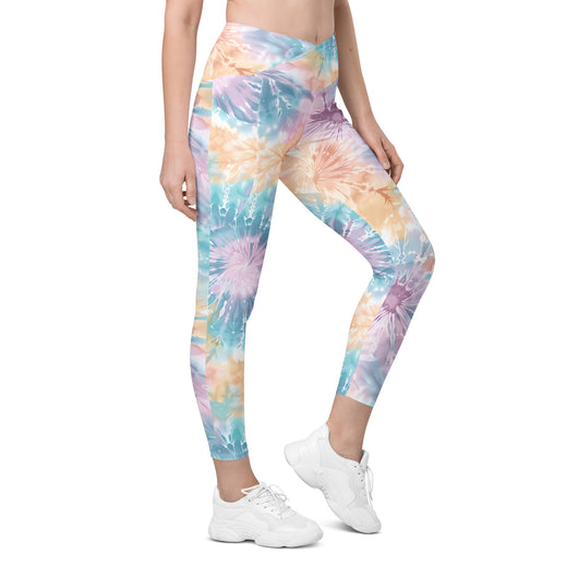 [Gypsy Soul] Sorbet Splash Crossover Leggings with Pockets - The Hyper Culture Leggings [Gypsy Soul] Sorbet Splash Crossover Leggings with Pockets - 2XS www.thehyperculture.com