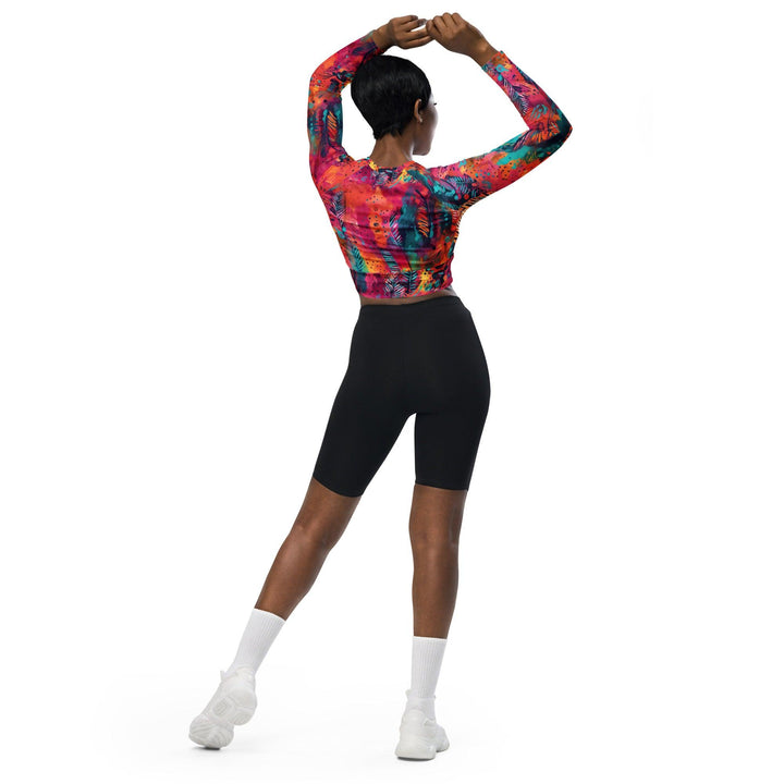 [Gypsy Soul] Free Feather Recycled long-sleeve crop top T-shirt The Hyper Culture