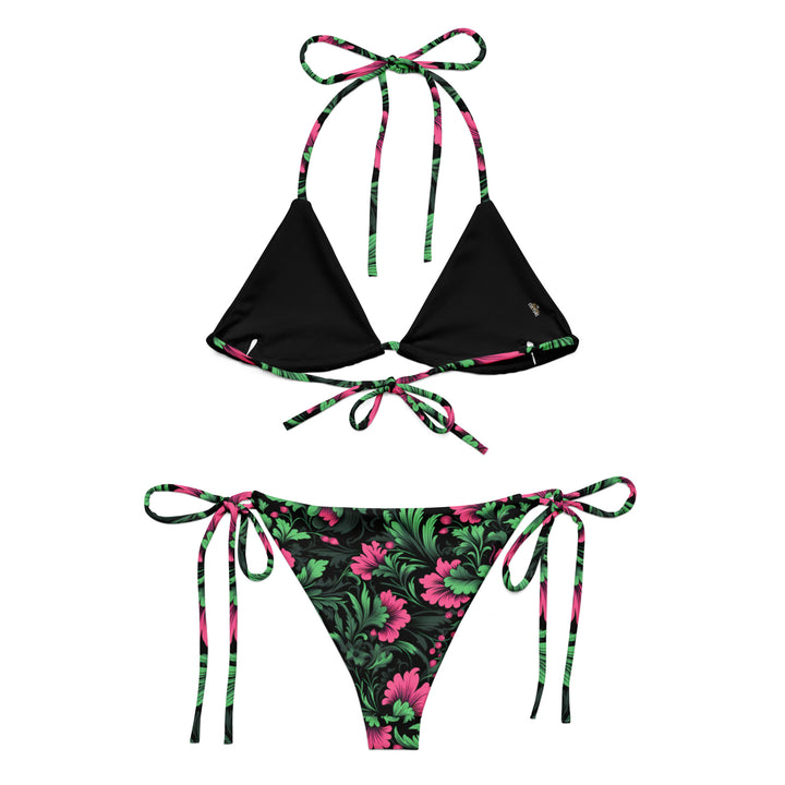 [Floral Bloom] Mystic Flora String Bikini Swimsuit The Hyper Culture