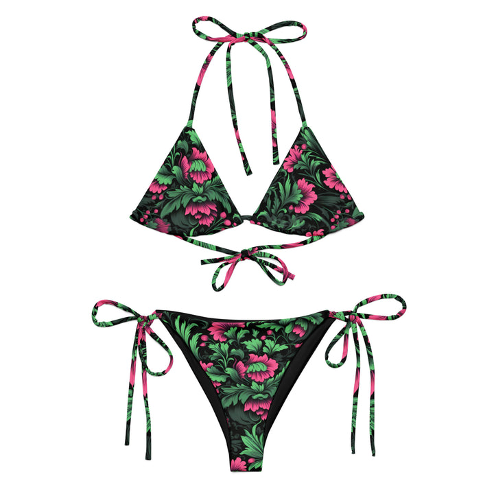 [Floral Bloom] Mystic Flora String Bikini Swimsuit The Hyper Culture