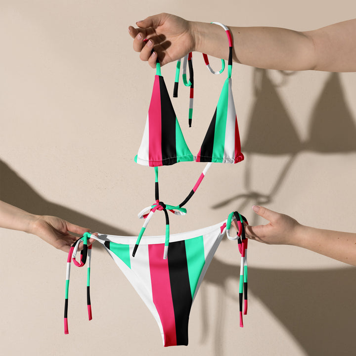 [GeoModa] Vacay Flo String Bikini Swimsuit The Hyper Culture